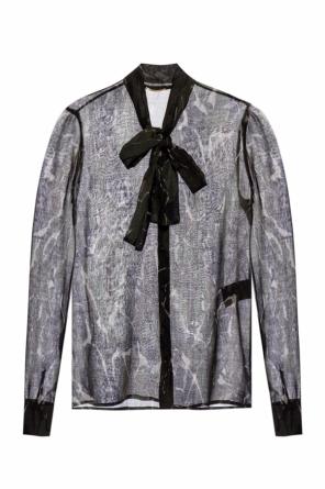 Tie-up see-through shirt, zdjęcie 1 Tie-up see-through shirt od Saint Laurent